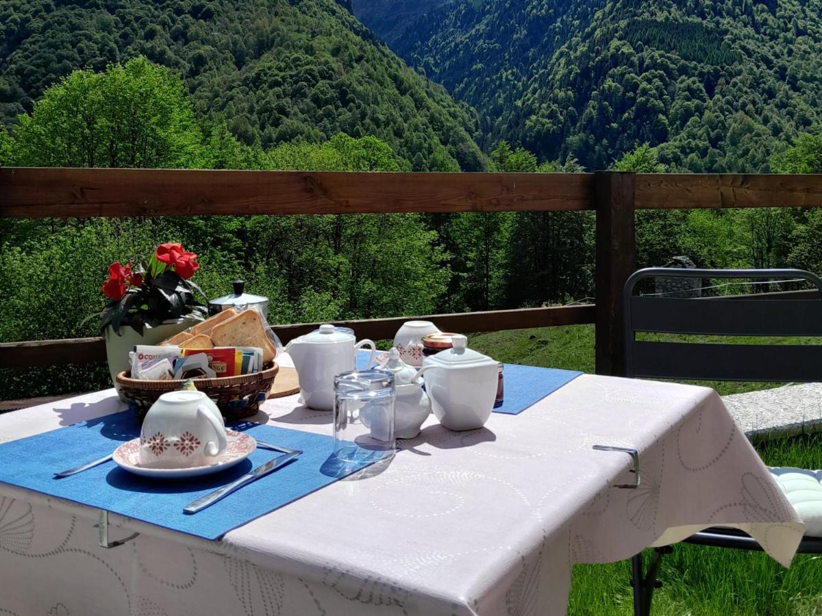 Casa All'Alpe Gaggetto B & B Anzino Exterior photo